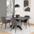Heaven Dining Table with Ceramic Black Top 200cm - image 4