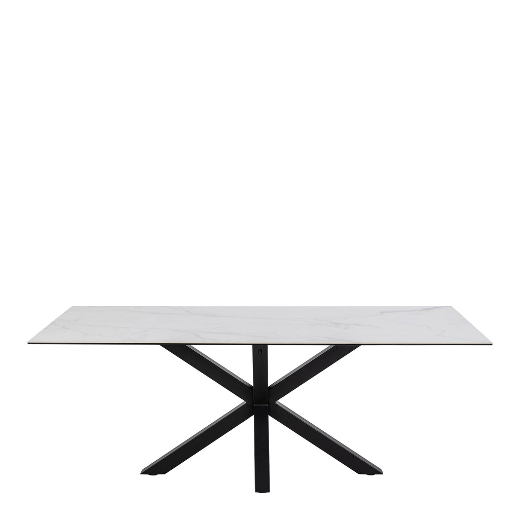 Heaven Dining Table with Ceramic White Top 200cm - image 2