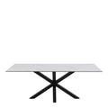 Heaven Dining Table with Ceramic White Top 200cm - image 2