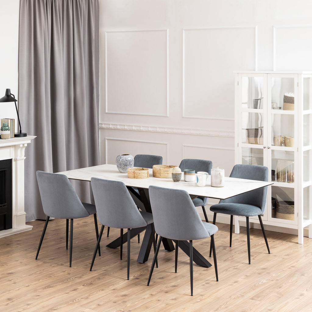 Heaven Dining Table with Ceramic White Top 200cm - image 3