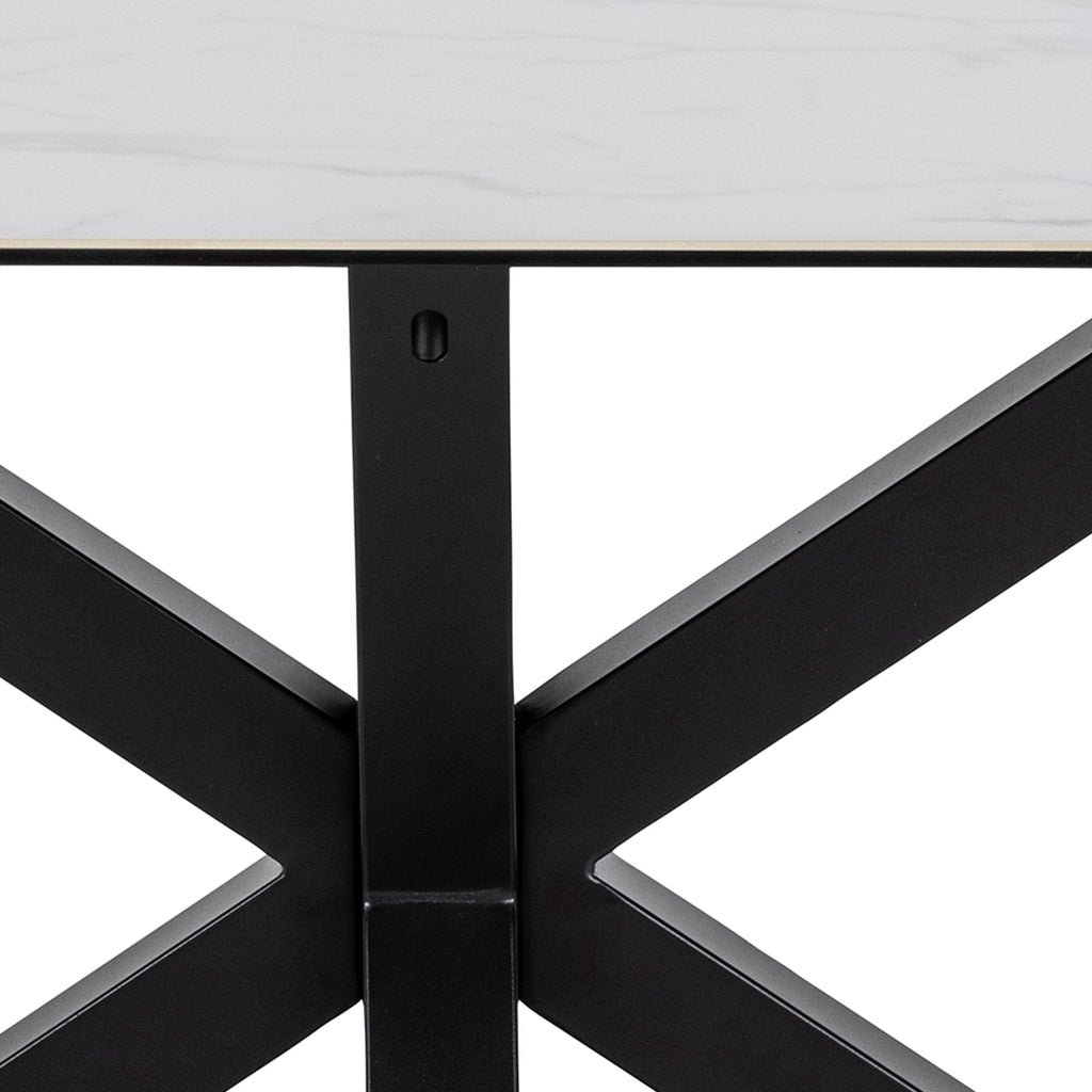 Heaven Dining Table with Ceramic White Top 200cm - image 7