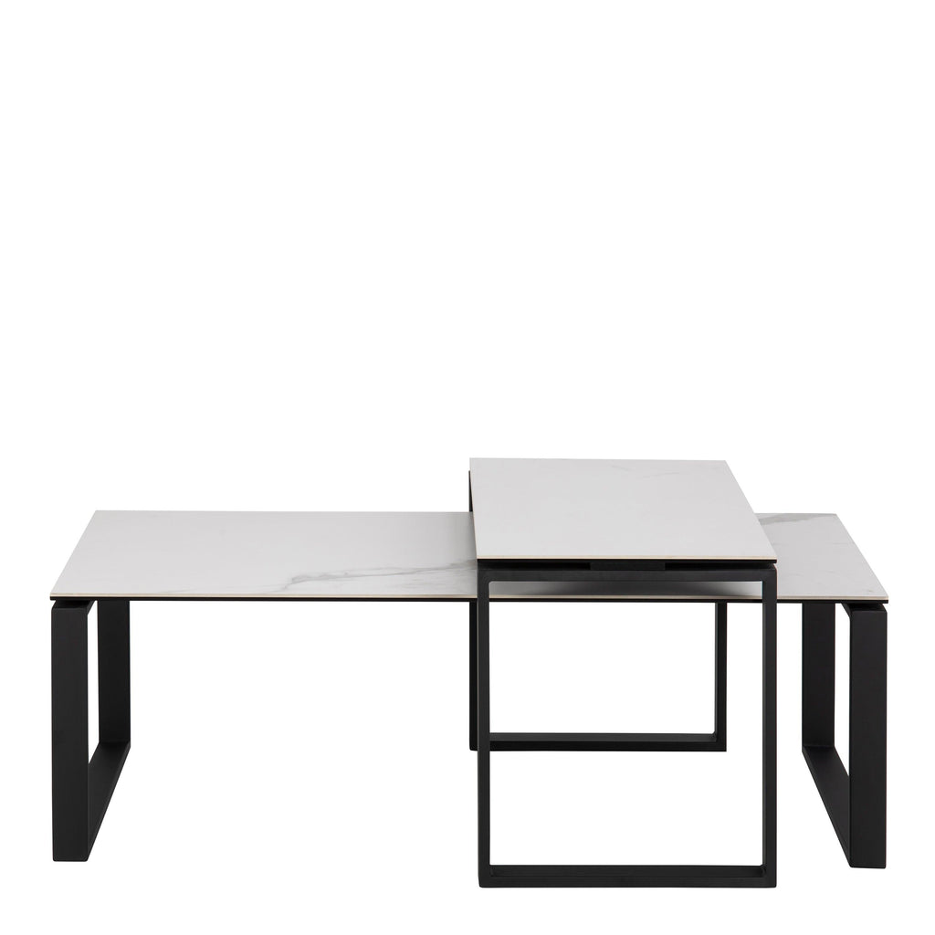 Katrine Coffee Table Set with White Ceramic Akranes Top - image 2