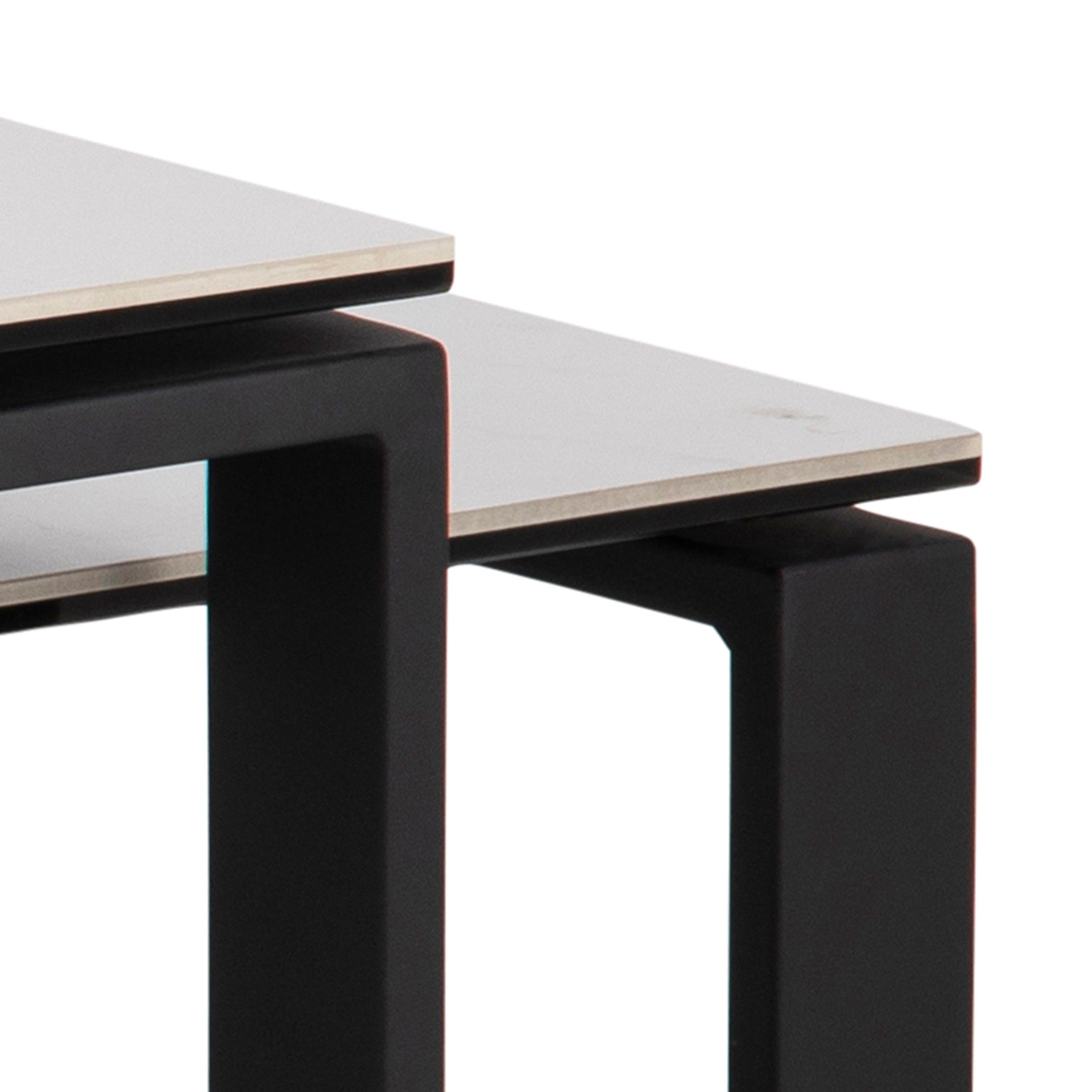 Katrine Coffee Table Set with White Ceramic Akranes Top - image 7