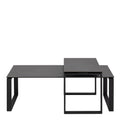 Katrine Ceramic Coffee Table Set in Black - image 2