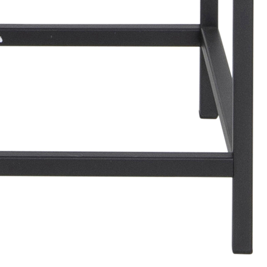 Seaford 2 Glass Door Display Cabinet in Black - image 10