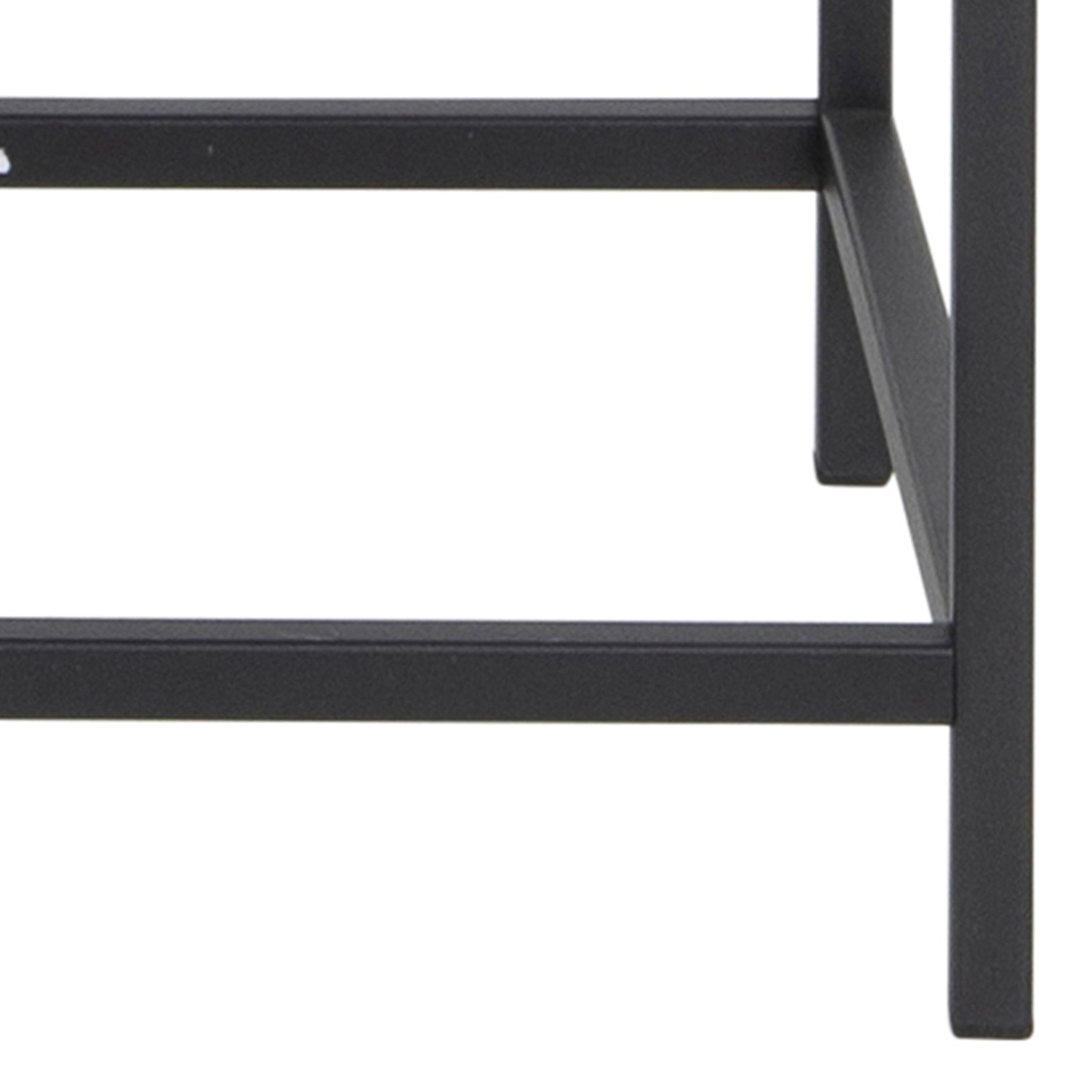 Seaford 2 Glass Door Display Cabinet in Black - image 10