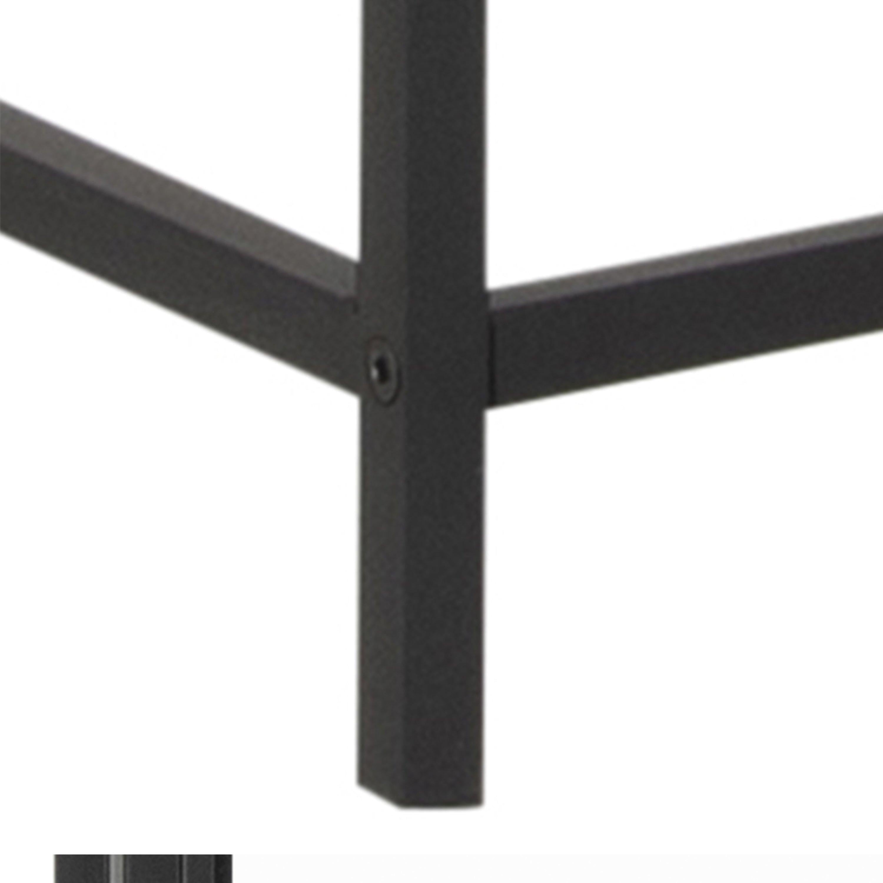 Seaford Tall Black Metal 2 Door Display Cabinet - image 6