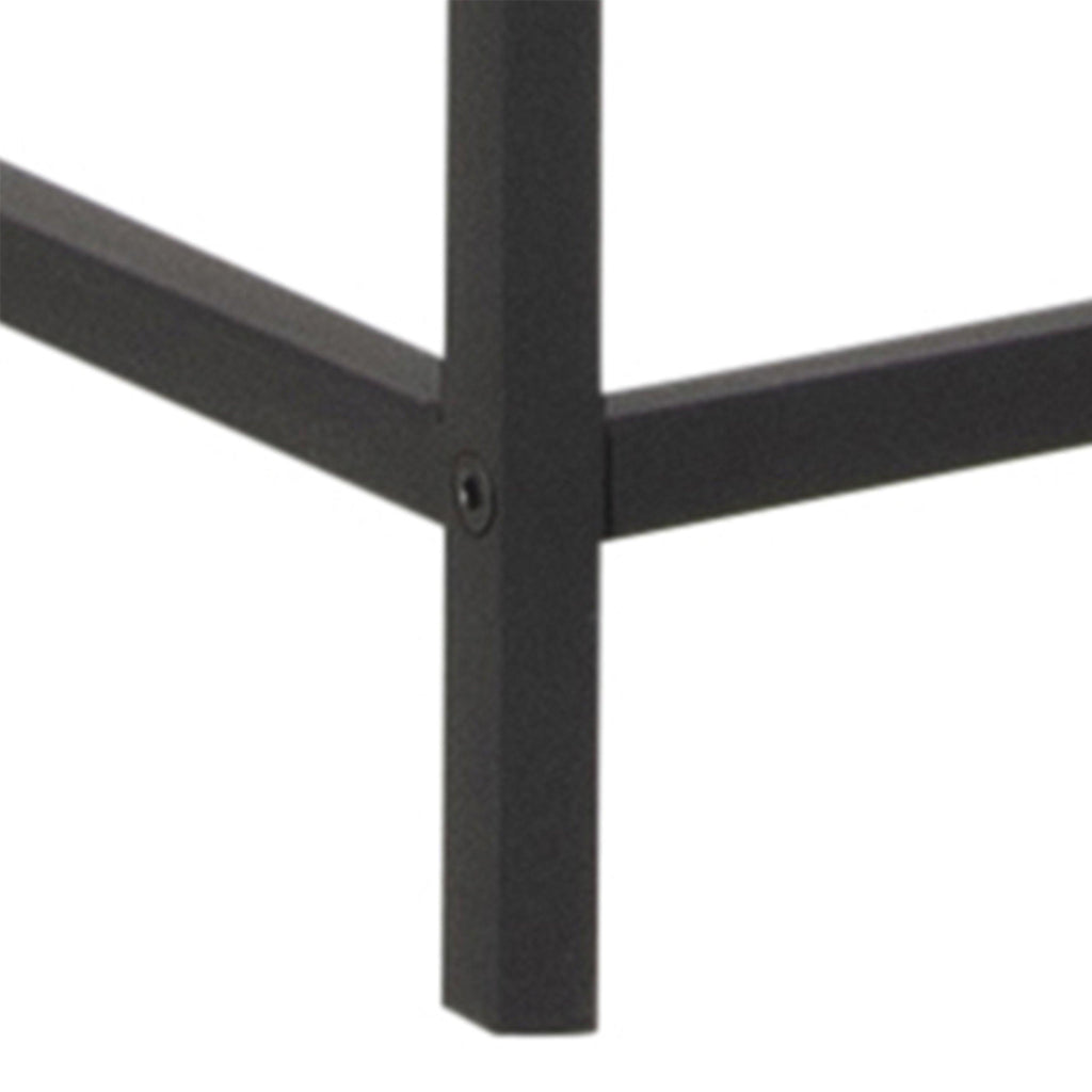 Seaford Tall Black Metal 2 Door Display Cabinet - image 8