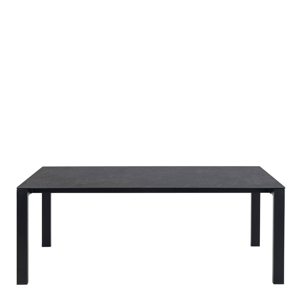 Brentford Matt Black Ceramic Dining Table - image 2