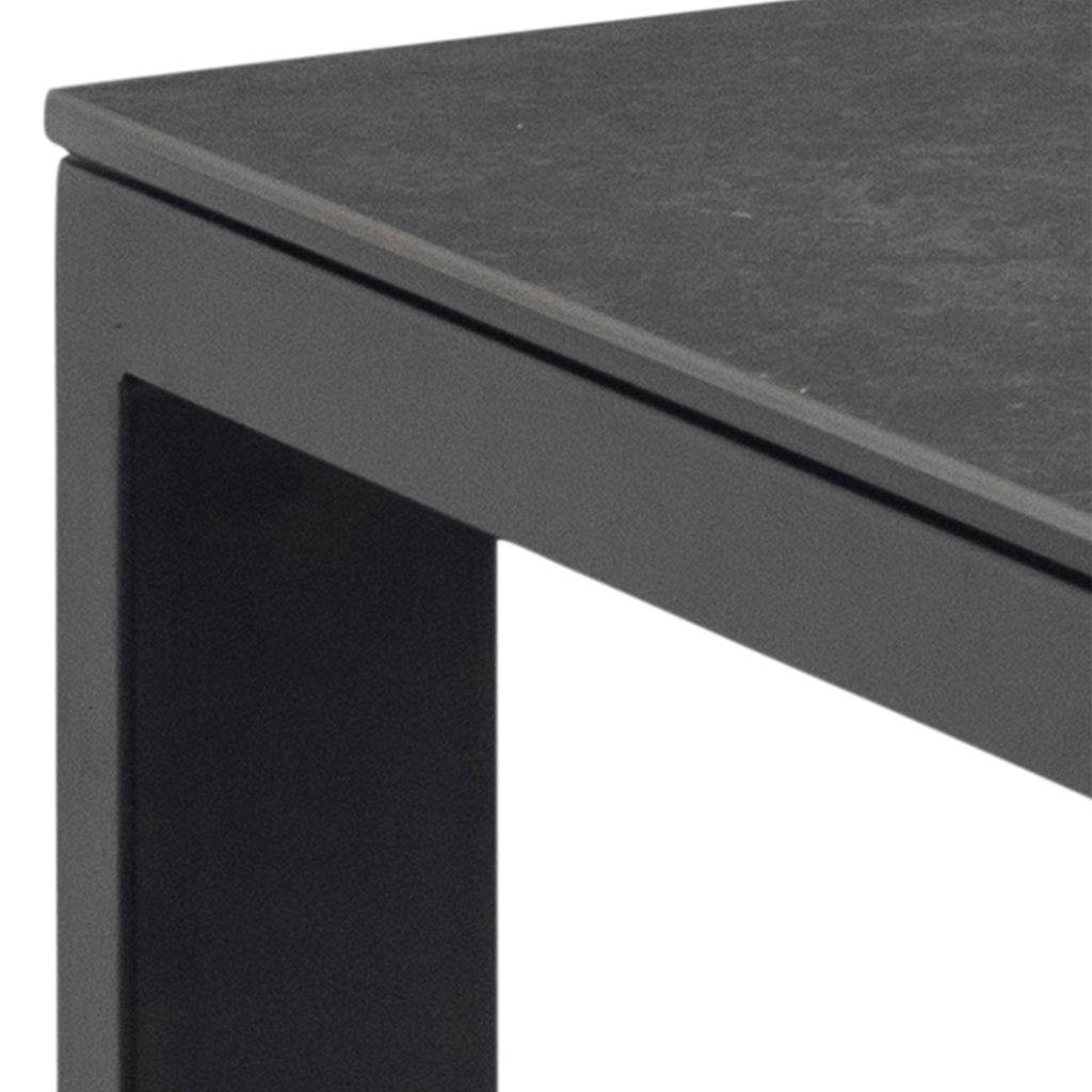 Brentford Matt Black Ceramic Dining Table - image 4