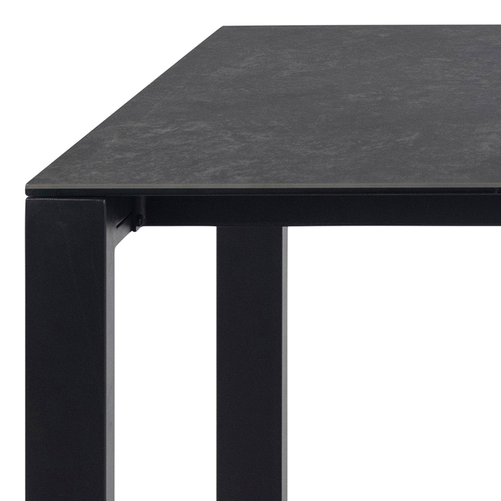 Brentford Matt Black Ceramic Dining Table - image 5