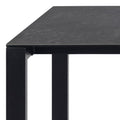 Brentford Matt Black Ceramic Dining Table - image 5