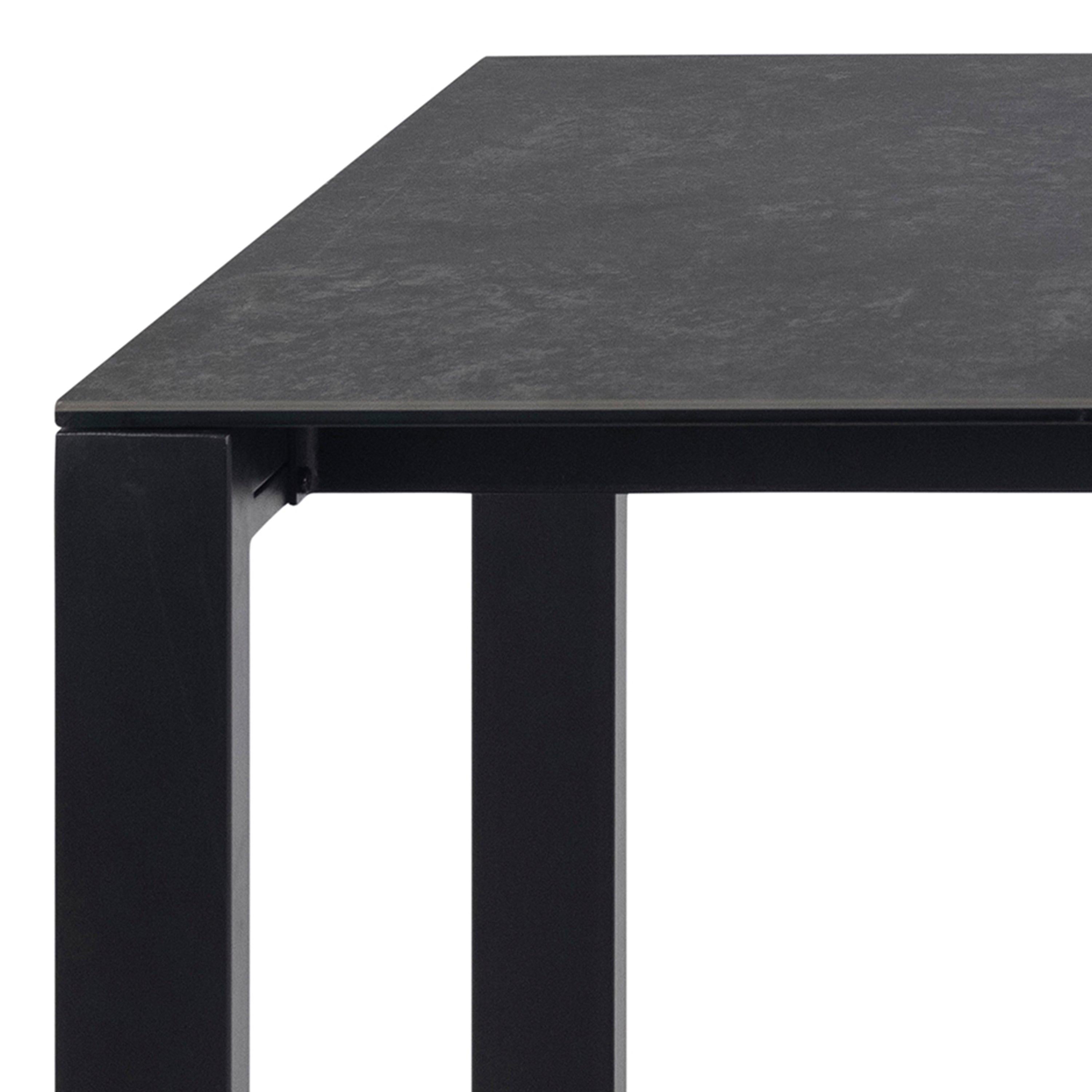 Brentford Matt Black Ceramic Dining Table - image 5