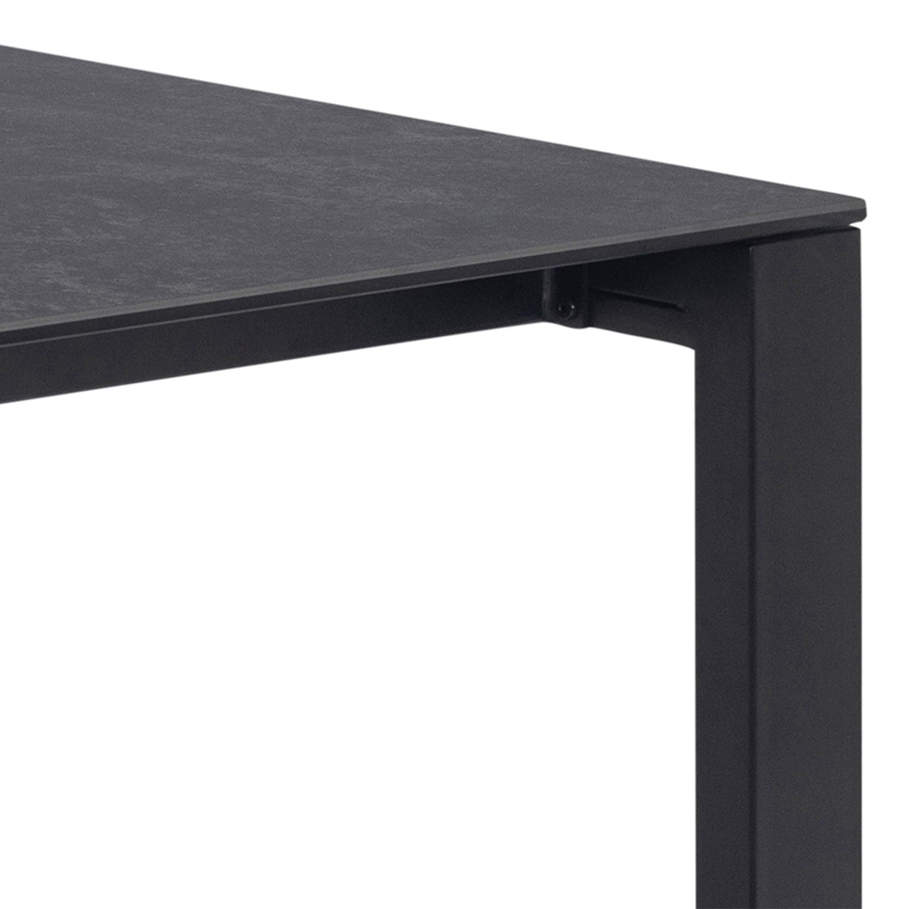 Brentford Matt Black Ceramic Dining Table - image 7