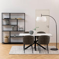 Heaven Dining Table in Ceramic White 160x90cm - image 3