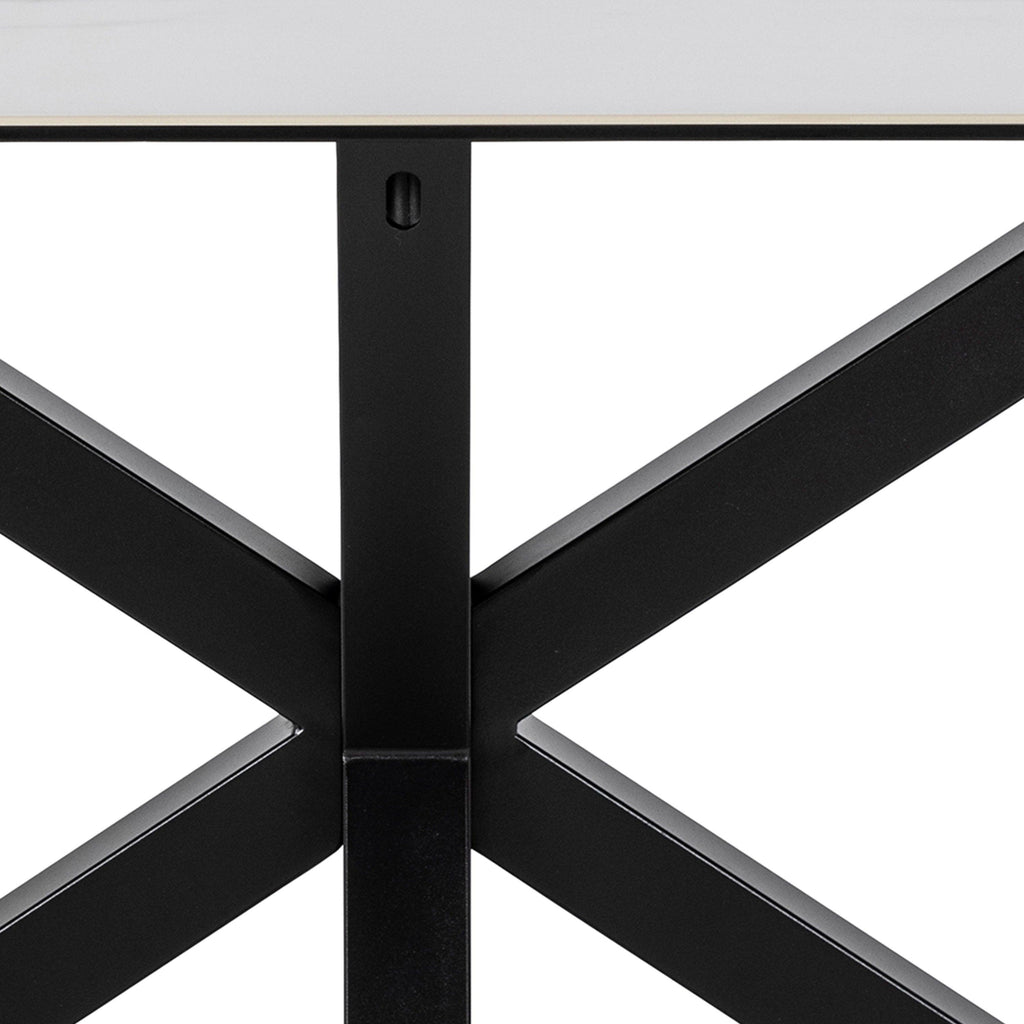 Heaven Dining Table in Ceramic White 160x90cm - image 6