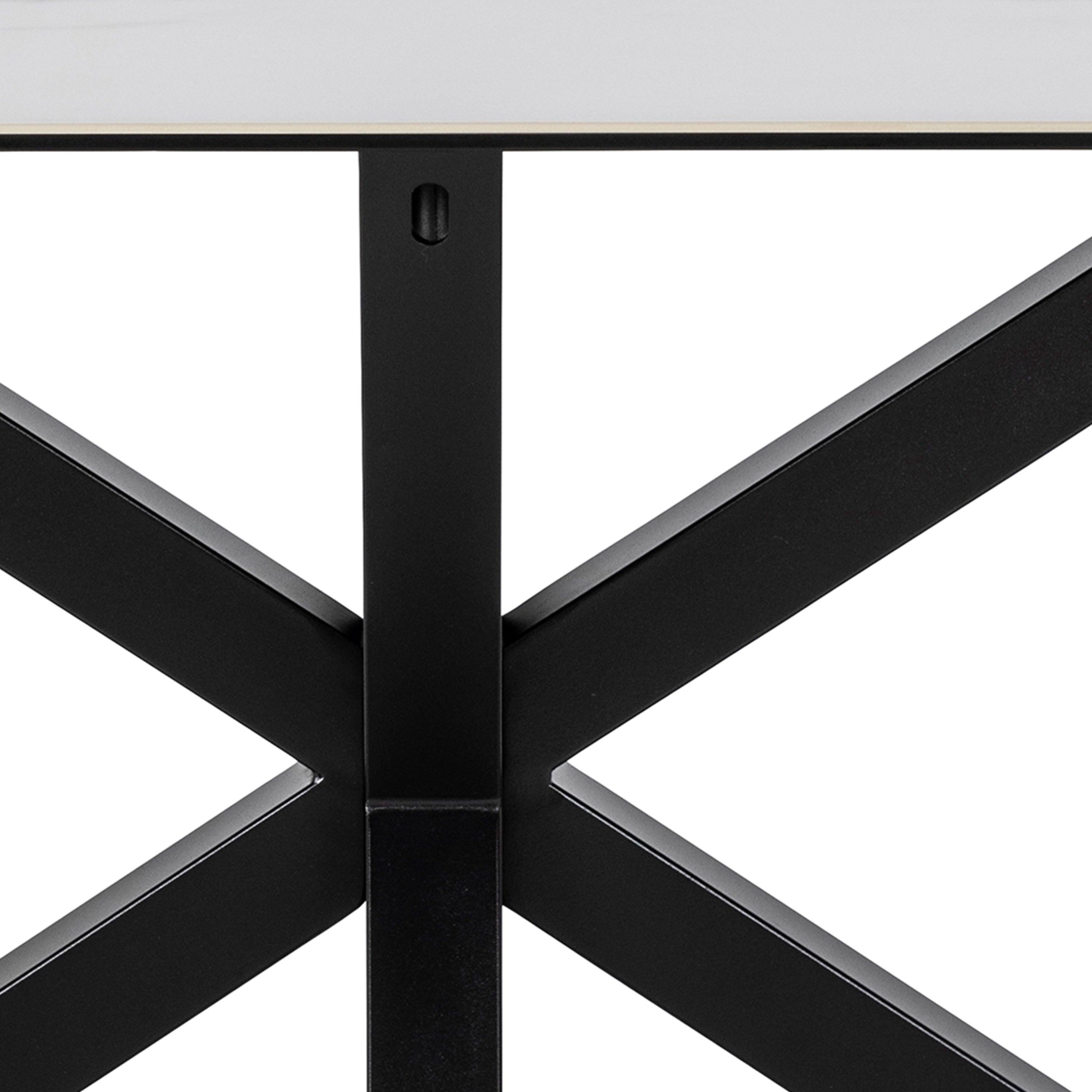 Heaven Dining Table in Ceramic White 160x90cm - image 6
