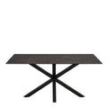 Heaven Dining Table in Ceramic Black Top 160x90cm - image 2
