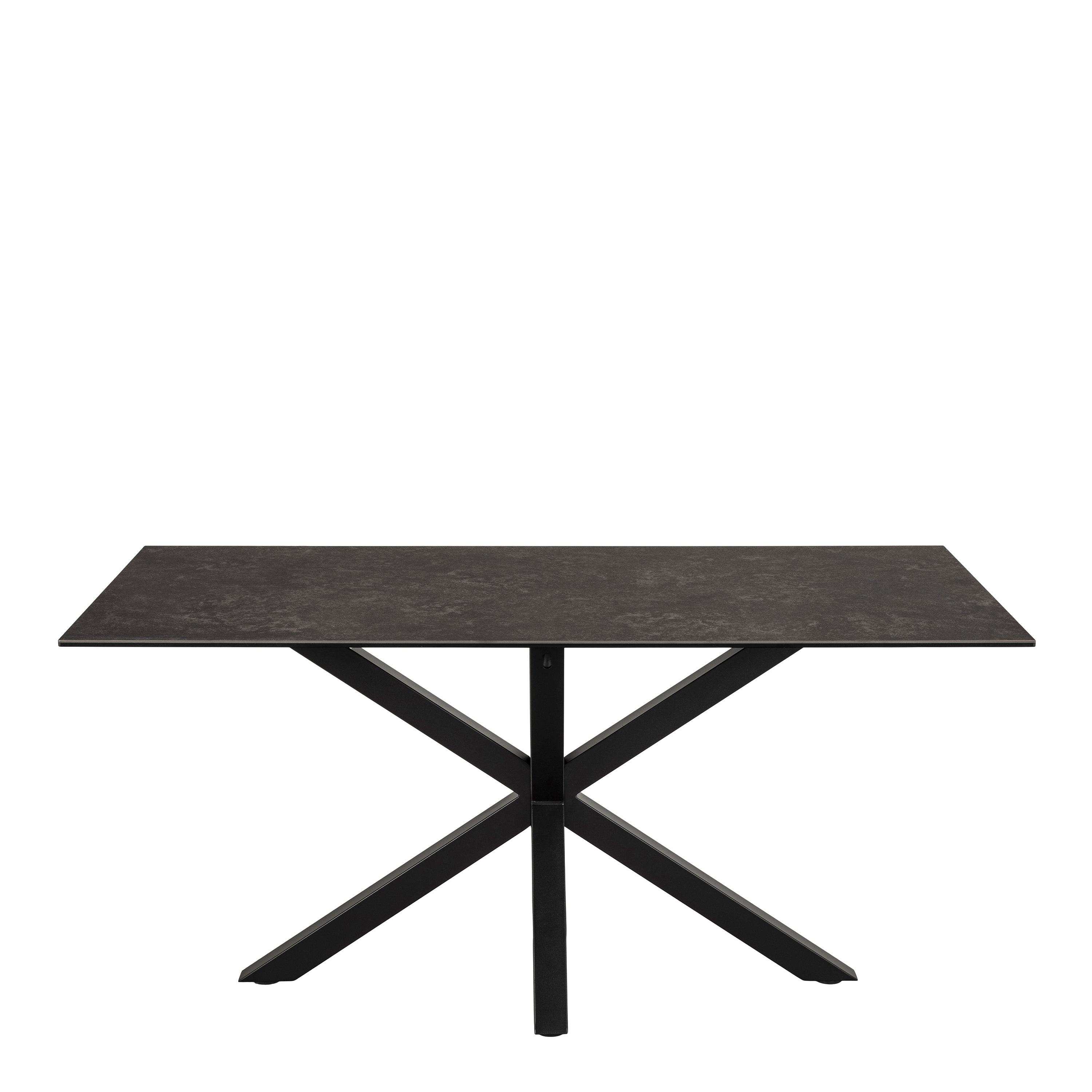 Heaven Dining Table in Ceramic Black Top 160x90cm - image 2