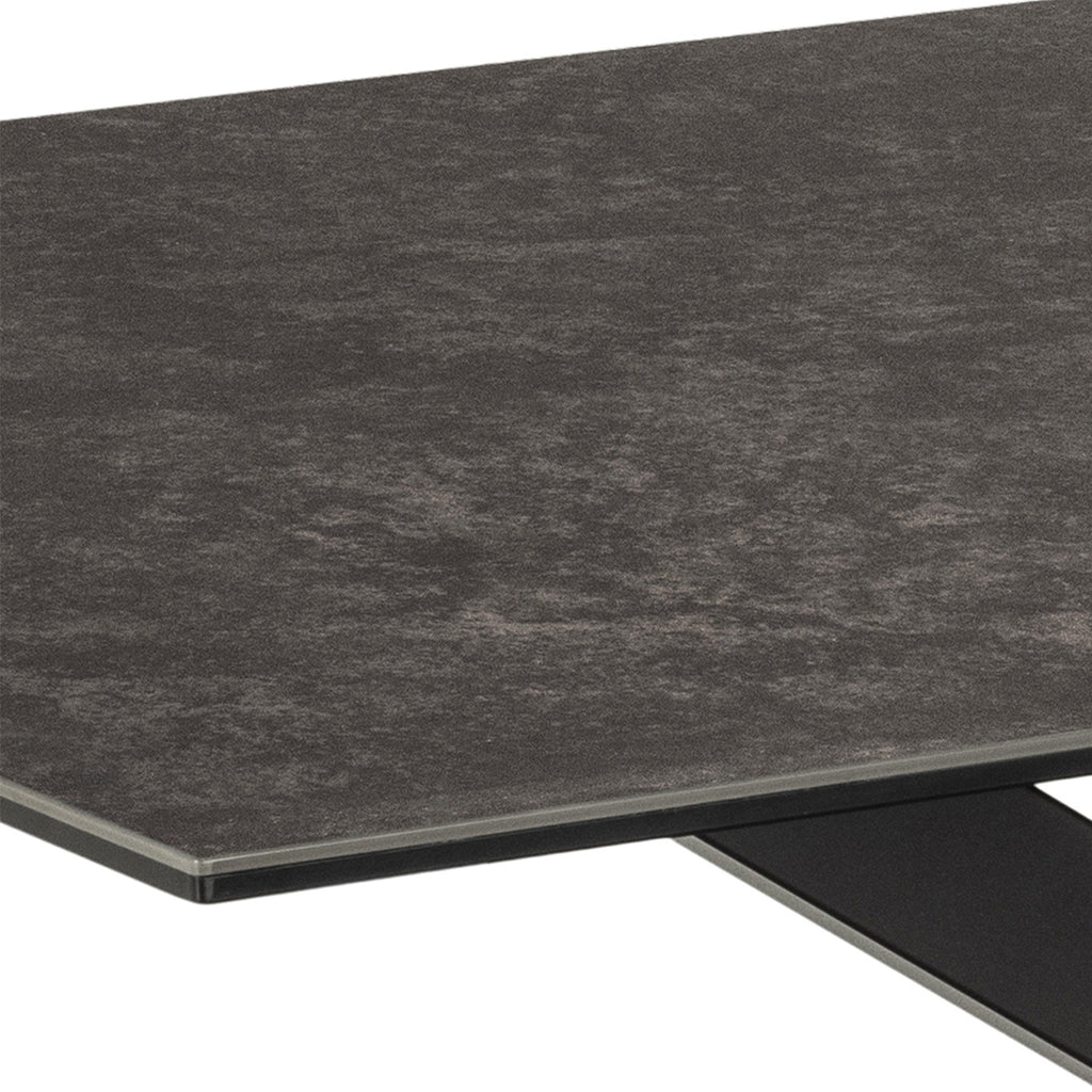 Heaven Dining Table in Ceramic Black Top 160x90cm - image 4