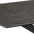 Heaven Dining Table in Ceramic Black Top 160x90cm - image 4