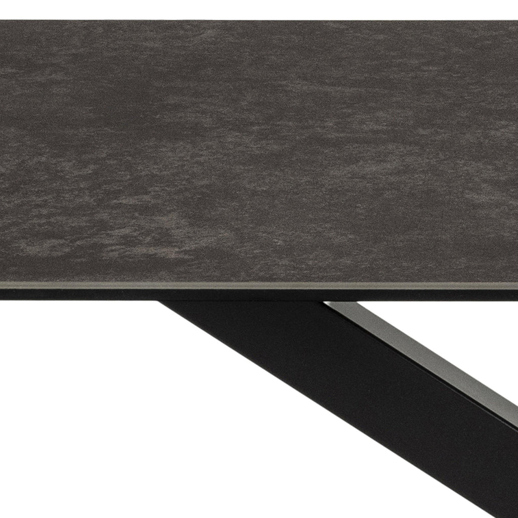 Heaven Dining Table in Ceramic Black Top 160x90cm - image 5