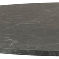 Ibiza Round Dining Table with Black Top and Matt Black Base - image 4