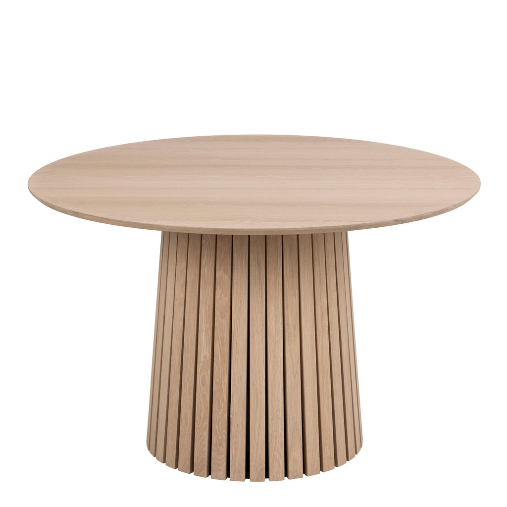Christo Round Dining Table in White Oak - image 2