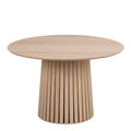 Christo Round Dining Table in White Oak - image 2