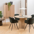 Christo Round Dining Table in White Oak - image 3