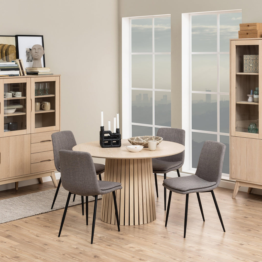 Christo Round Dining Table in White Oak - image 6