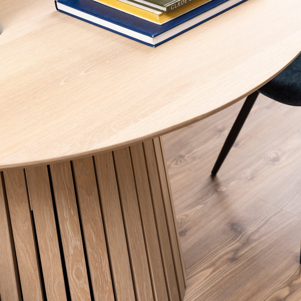 Christo Round Dining Table in White Oak - image 7