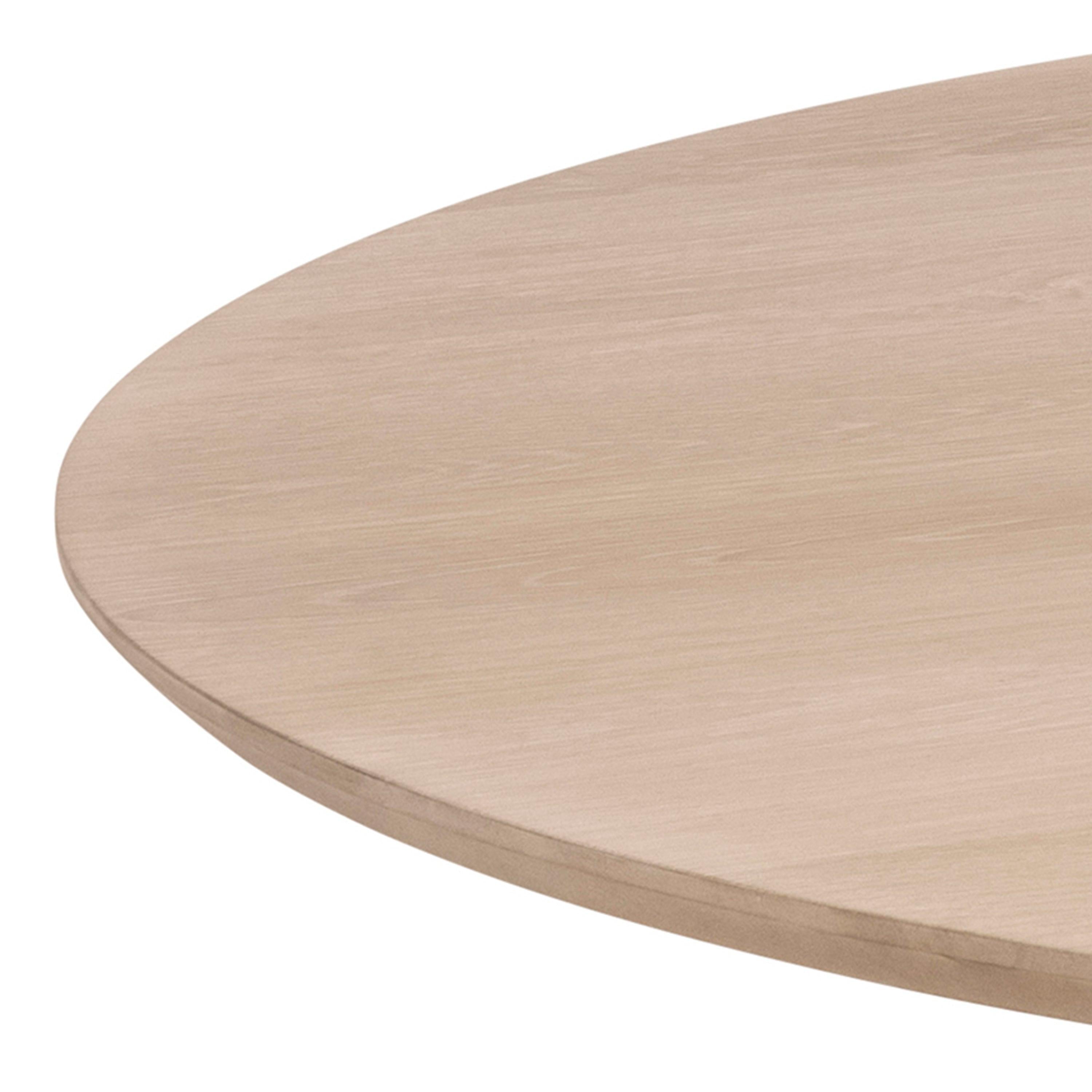 Christo Round Dining Table in White Oak - image 8