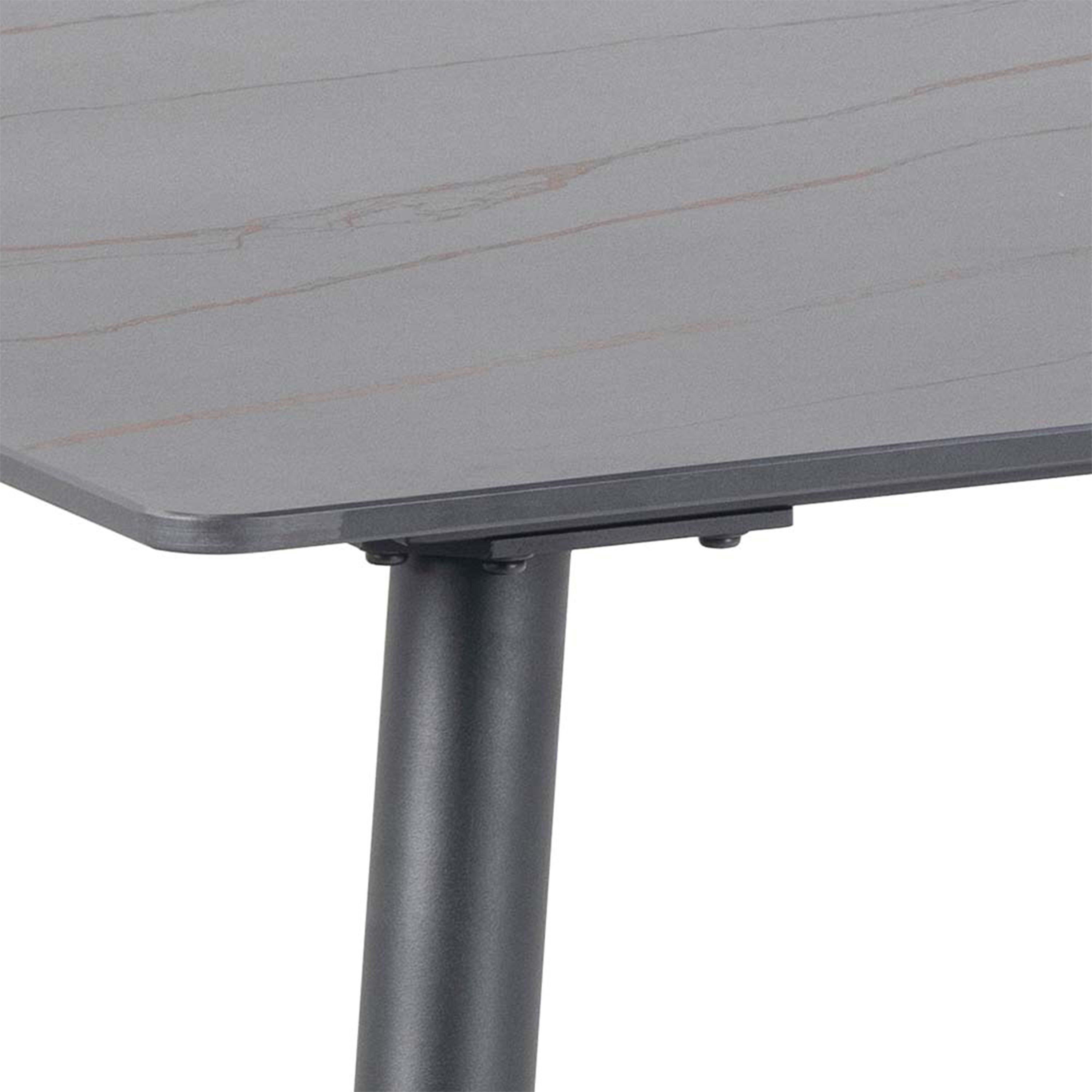 Wicklow Ceramic Dining Table in Black 140x80cm - image 6