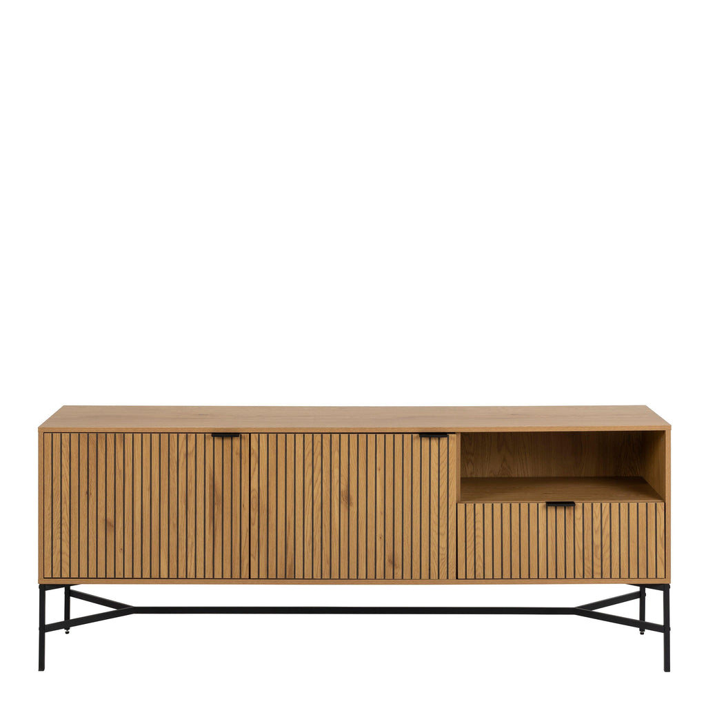 Jaipur Sideboard with 2 Doors and 1 Drawer in Wild Oak - image 2