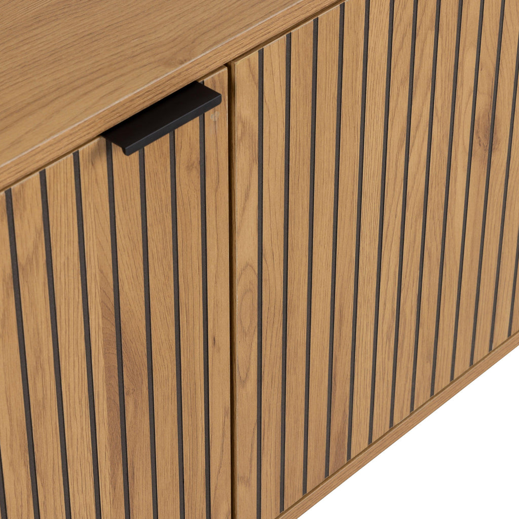 Jaipur Sideboard with 2 Doors and 1 Drawer in Wild Oak - image 8
