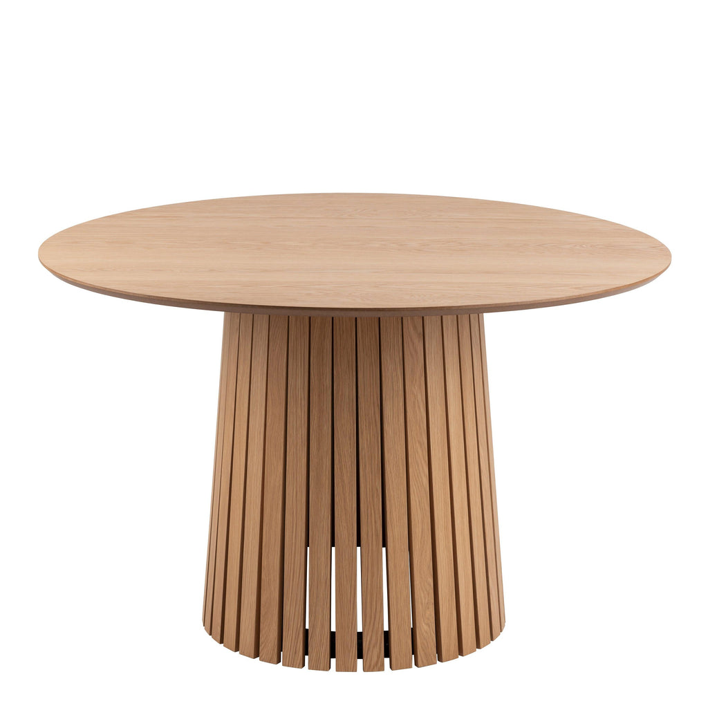 Christo Round Dining Table in Oak