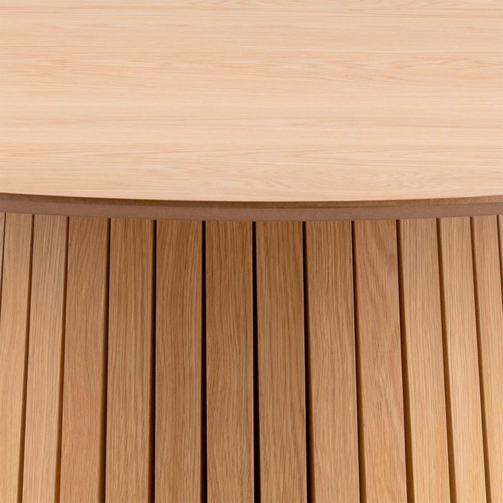 Christo Round Dining Table in Oak - image 4