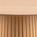 Christo Round Dining Table in Oak - image 4
