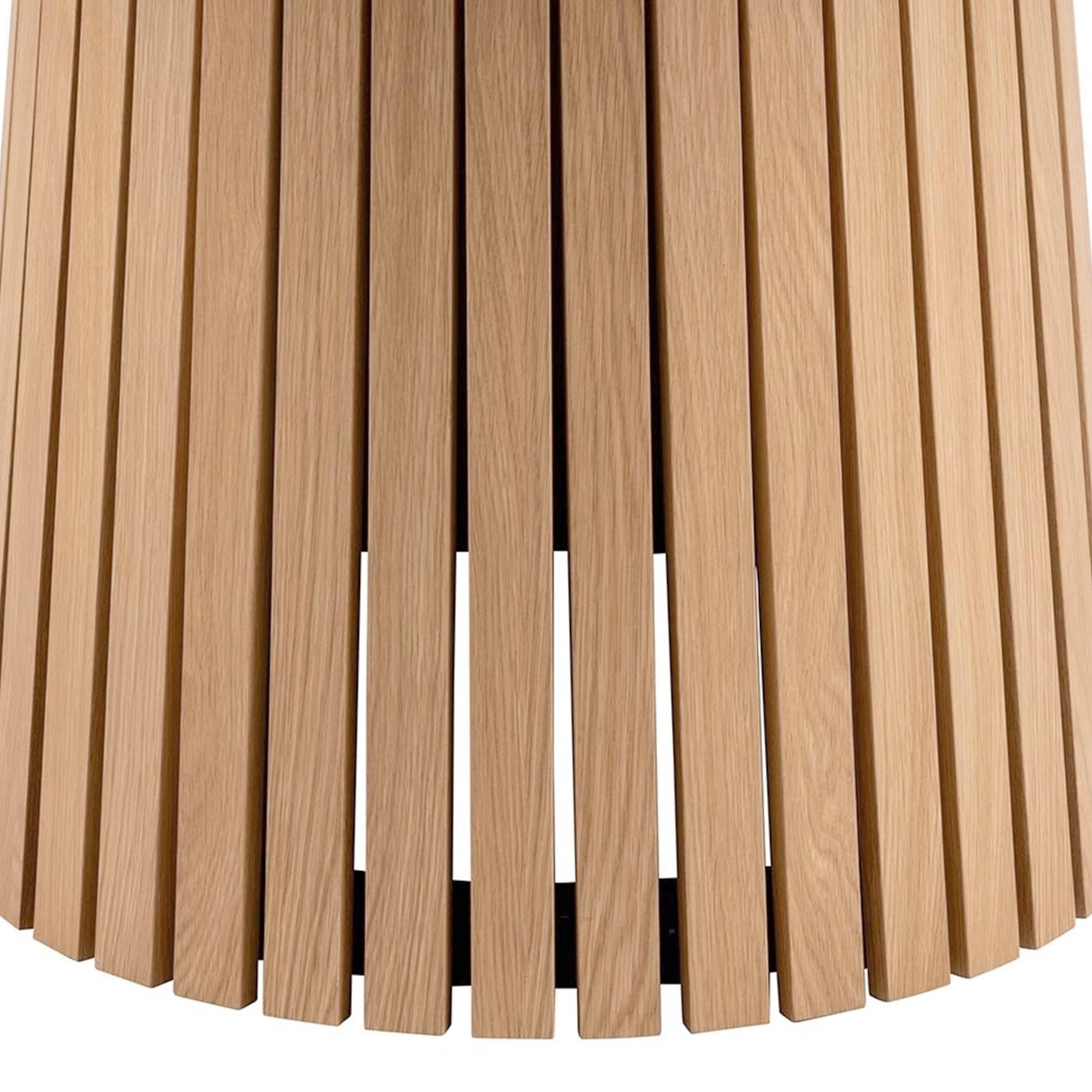 Christo Round Dining Table in Oak - image 6