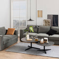 Barnsley Black Ceramic Coffee Table 100x95x41 cm - image 3