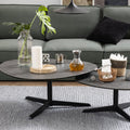 Barnsley Black Ceramic Coffee Table 100x95x41 cm - image 4