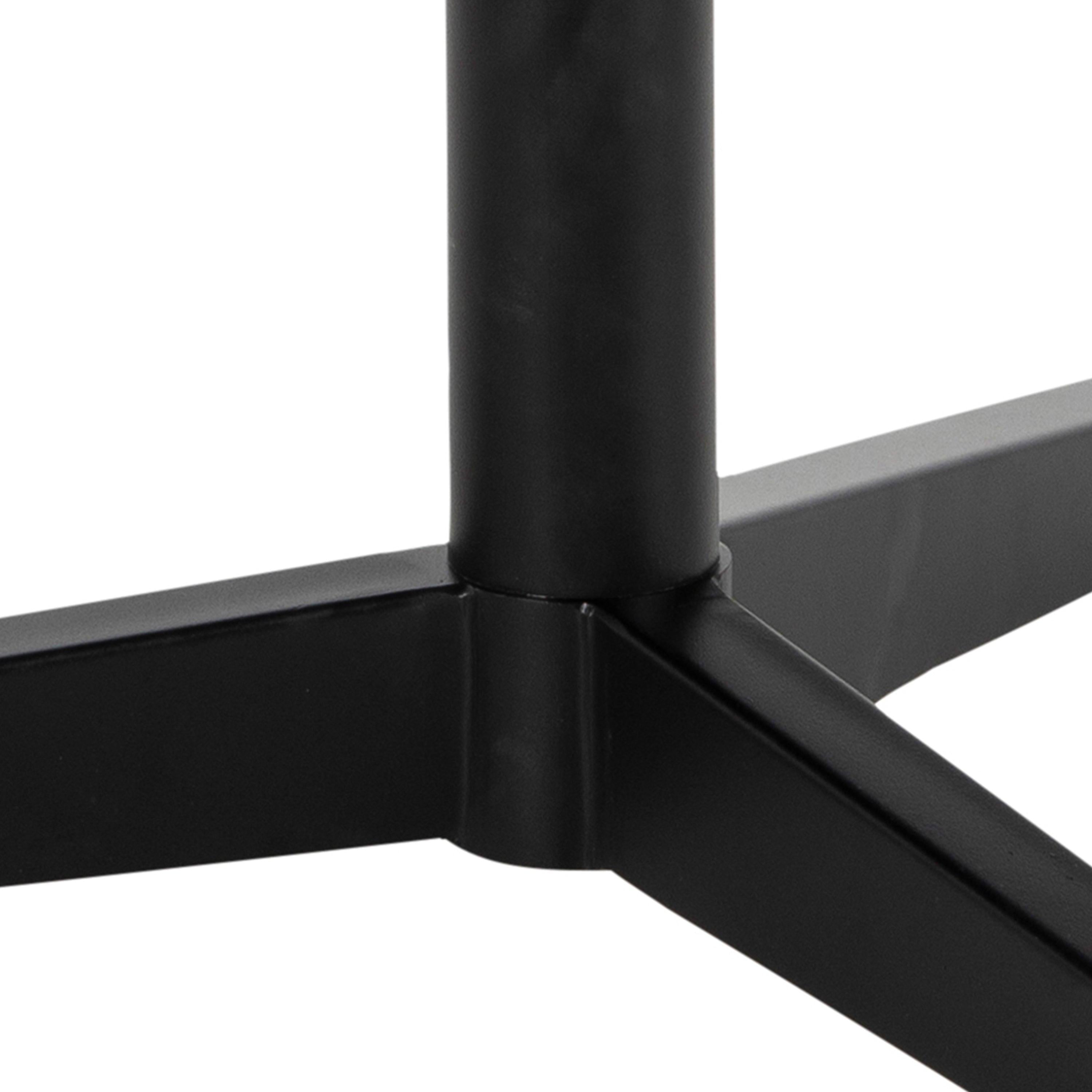 Barnsley Black Ceramic Coffee Table 100x95x41 cm - image 8