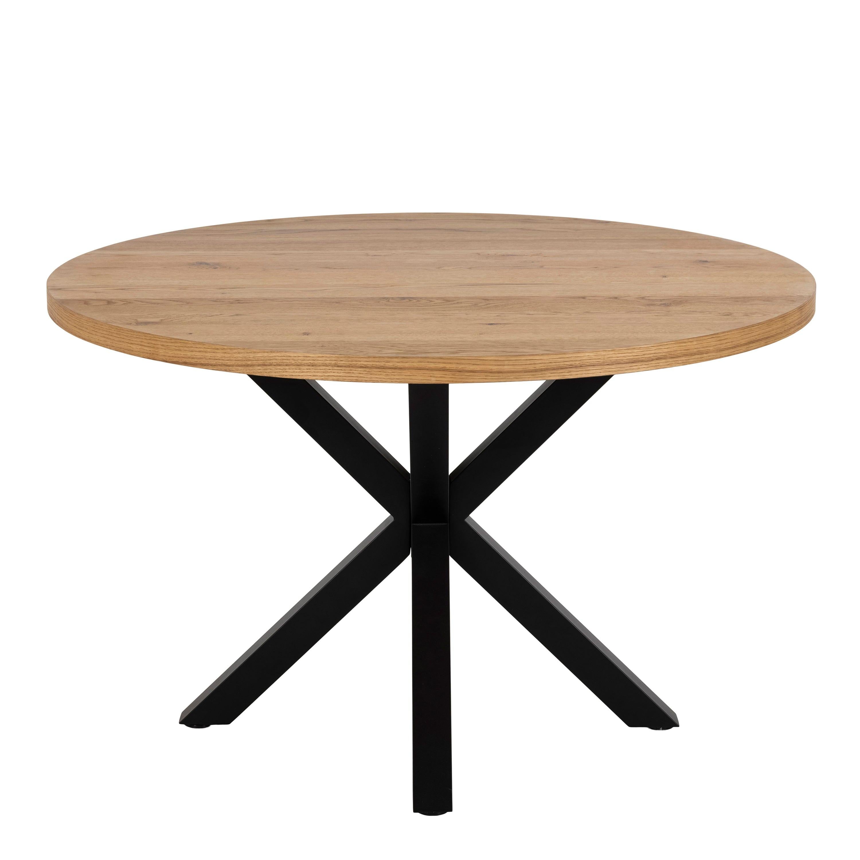 Heaven Dining Table in Oak with Black Legs - image 2