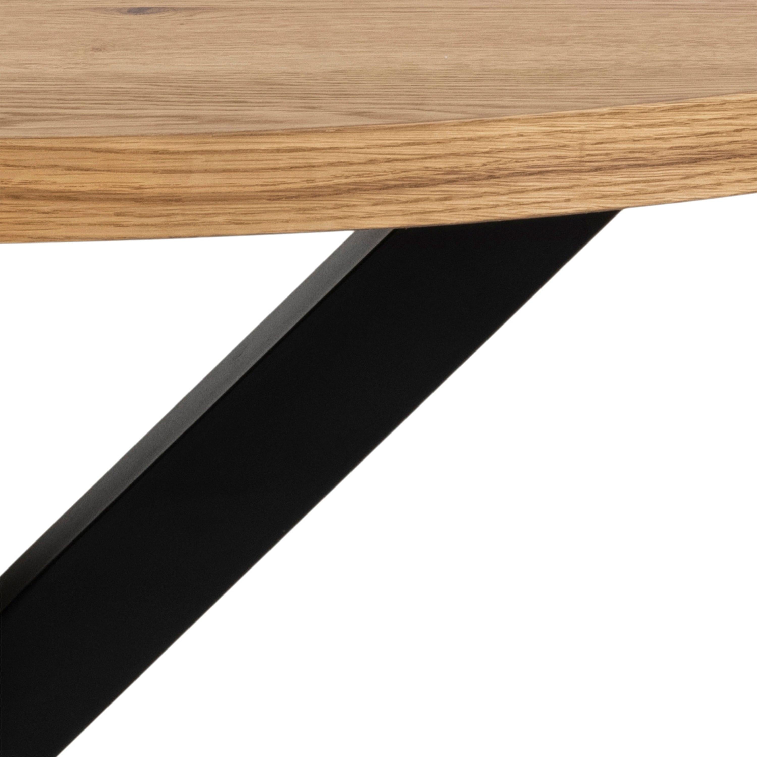 Heaven Dining Table in Oak with Black Legs - image 5
