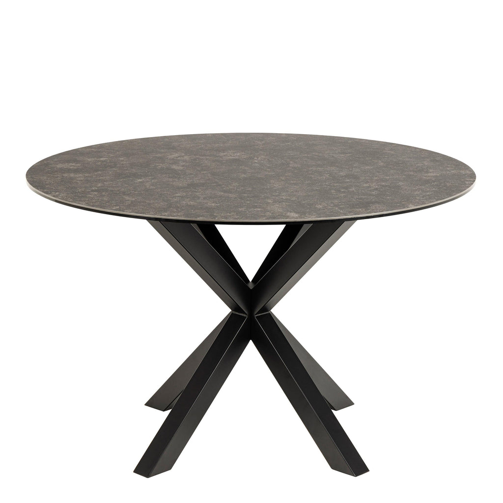 Heaven Round Dining Table with Ceramic Black Top - image 2