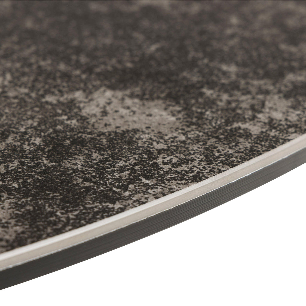 Heaven Round Dining Table with Ceramic Black Top - image 5