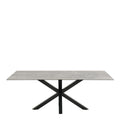 Heaven Dining Table with Ceramic Grey Top 200cm - image 2
