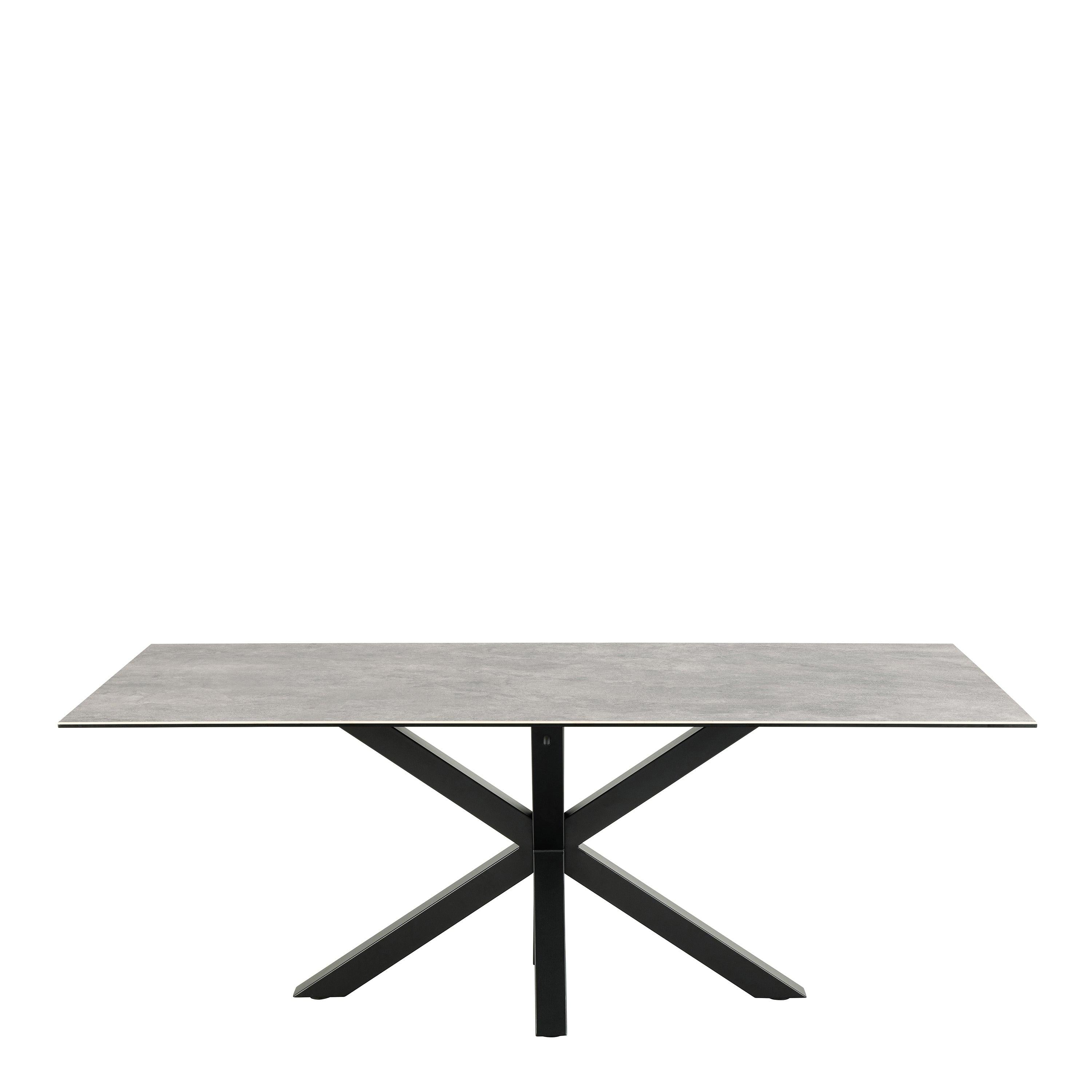 Heaven Dining Table with Ceramic Grey Top 200cm - image 2