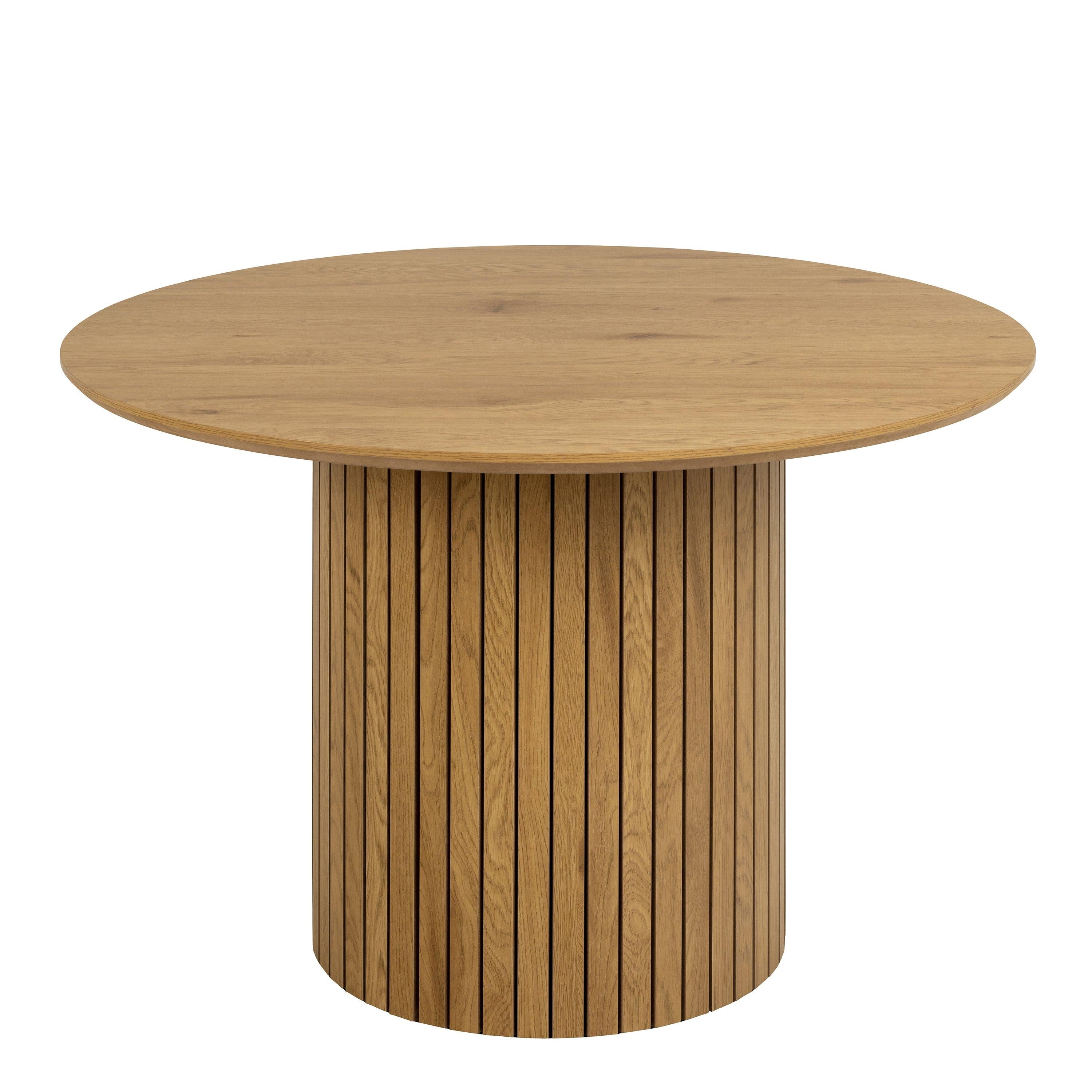 Yale Dining Table in Oak 120x120cm - image 2
